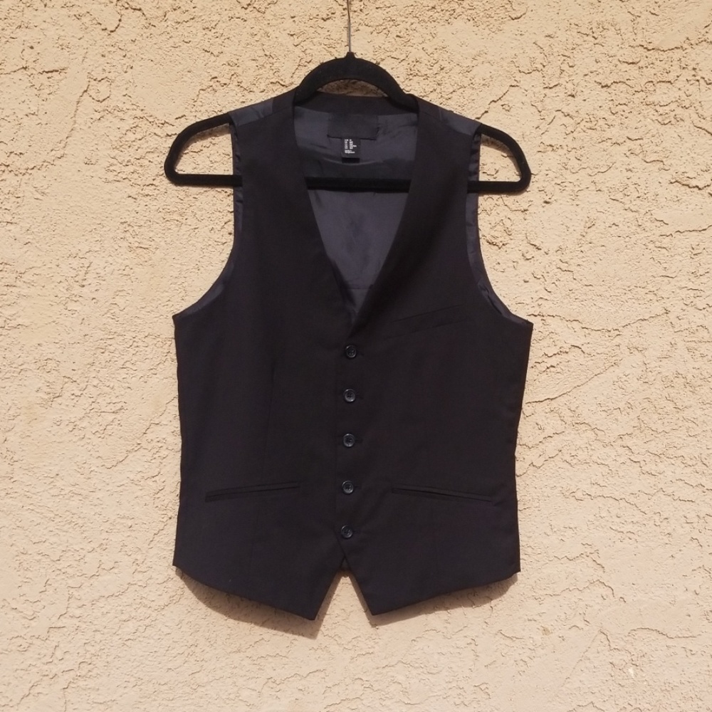 H&M Black Suit Vest